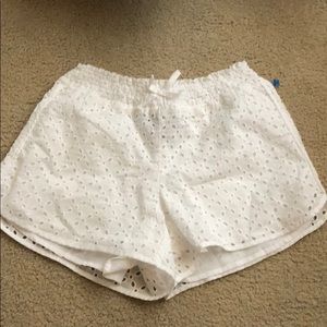 White lace raplph Lauren shorts